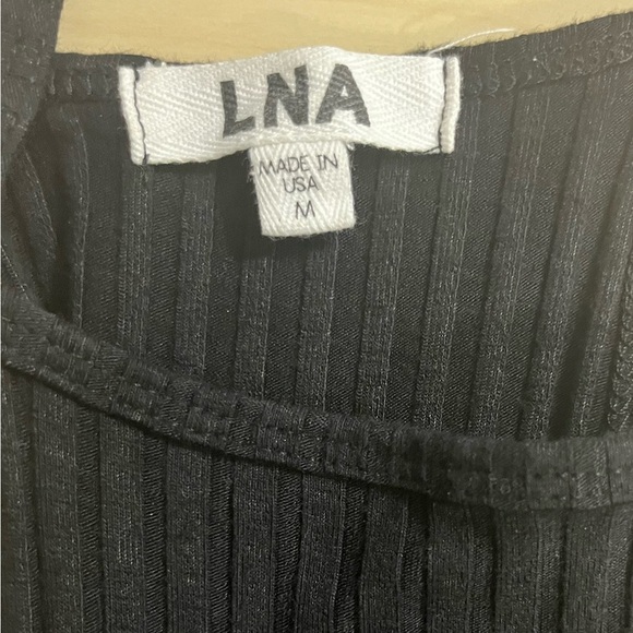 LNA Revolve Square Neck Ribbed Midi Dress - Picture 5 of 8